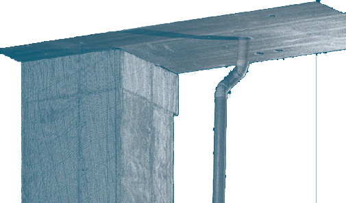 Raw scan data before processing